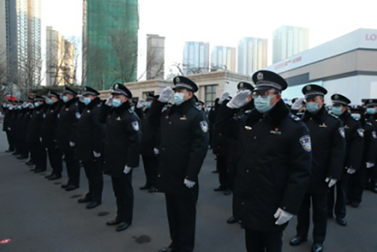 （有修改）【B】辽宁公安举行“警察节”宣誓活动