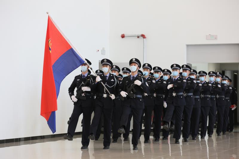山西太原市公安局举行中国人民警察节庆祝活动宣誓仪式