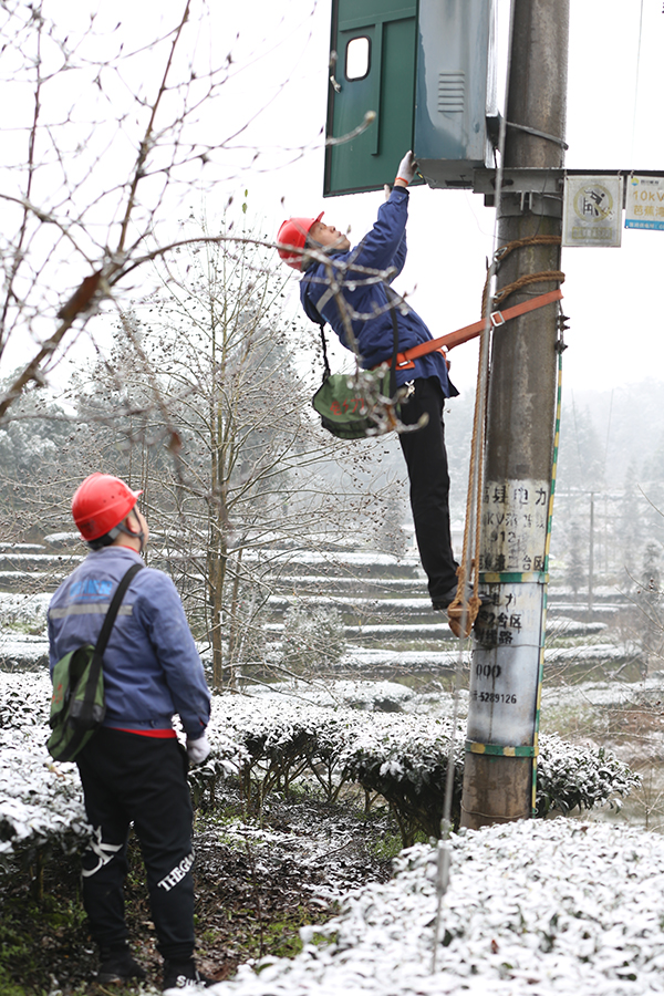 战严寒!高县成立应急小分队深山排故障保供电_fororder_IMG_9372