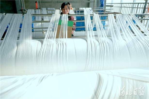 河北曲周：新型纺织企业产品畅销海外