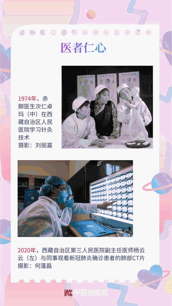 #中国西藏网#【动图海报】镜头见证70年：西藏妇女 风采卓然