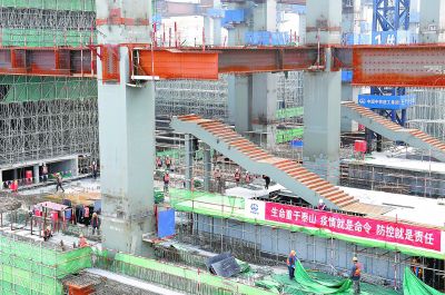 北京铁路枢纽丰台站改建工程分批次陆续复工