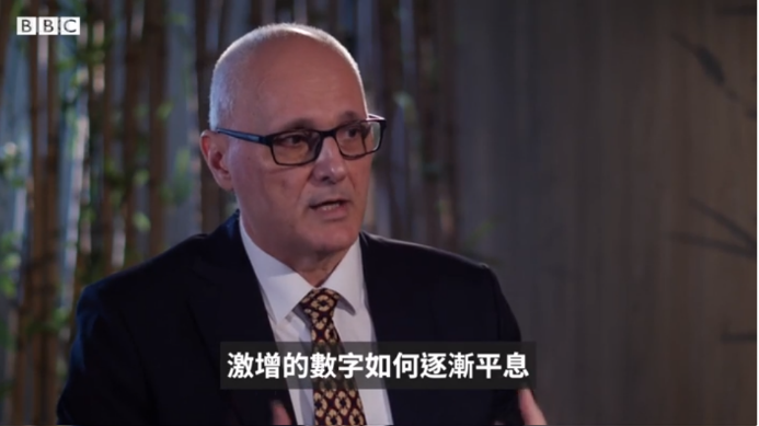 【环球网】面对BBC尖锐提问，世卫组织驻华代表：中国为其他国家赢得了时间