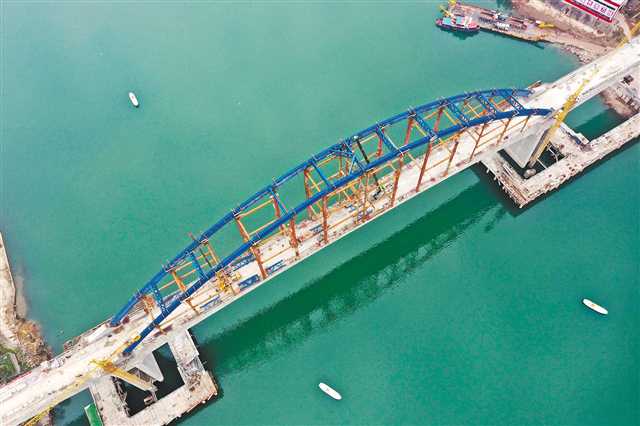 【城市远洋】重庆：郑万高铁彭溪河多线特大桥主体完工