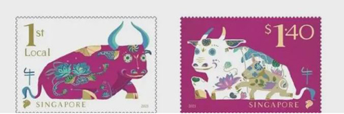 丑年に因んで、多くの国で切手が発行_fororder_C6.JPG