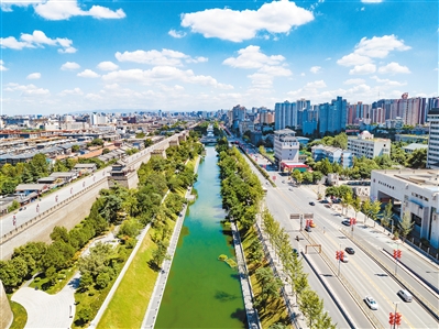 【中首 陕西 图】西安:蓝天长伴 亲水成趣 生态环境持续改善_fororder_res11_attpic_brief