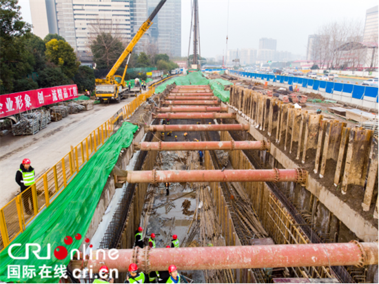 （供稿 交通运输列表 三吴大地南京 移动版）江苏省首个四位一体地下空间综合项目施工中