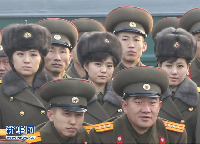 朝鲜功勋国家合唱团和牡丹峰乐团访华 成员合影大图