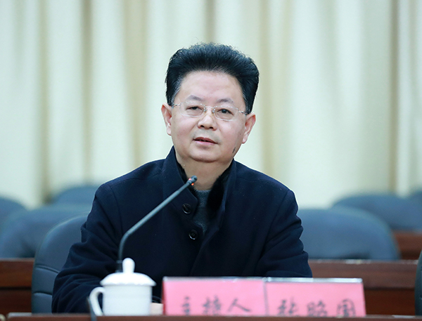 图片默认标题_fororder_1大安区委书记张昭国主持会议并讲话