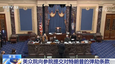 美众院向参院提交对特朗普的弹劾条款