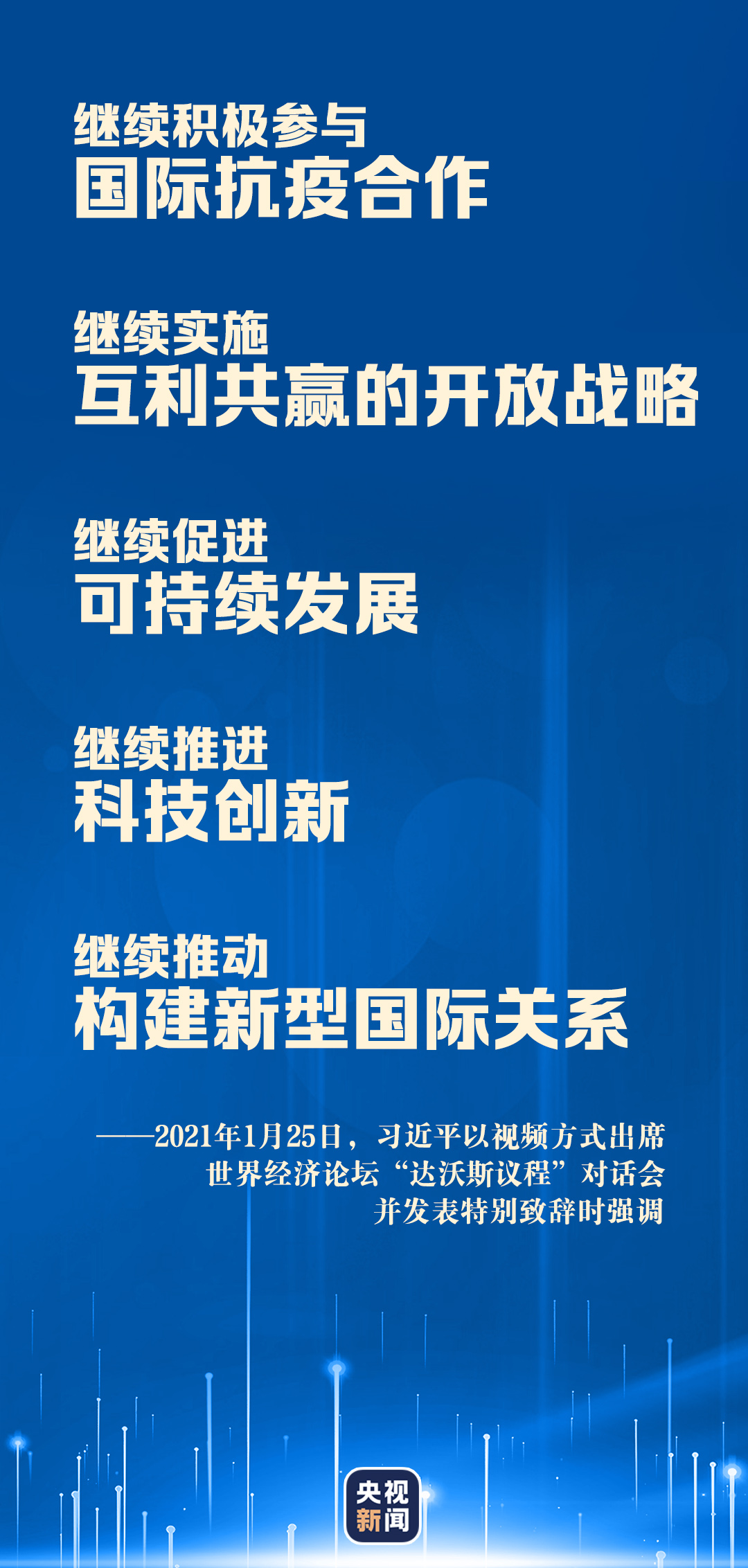 “云上”达沃斯，习近平这样解答时代课题