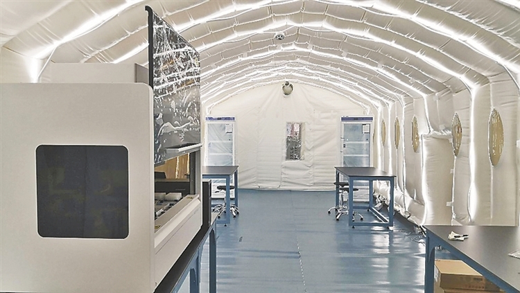 气膜“火眼”实验室来了