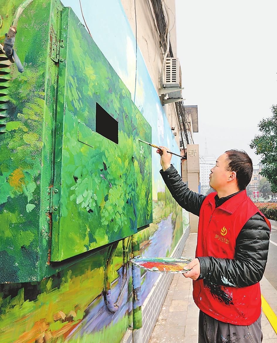 【焦点图-大图】【图说1】【 移动端-焦点图】郑州街头的“文艺范”