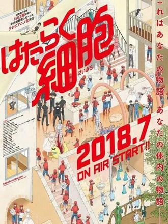 日本のTVアニメ『はたらく細胞』がCCTVに初登場！