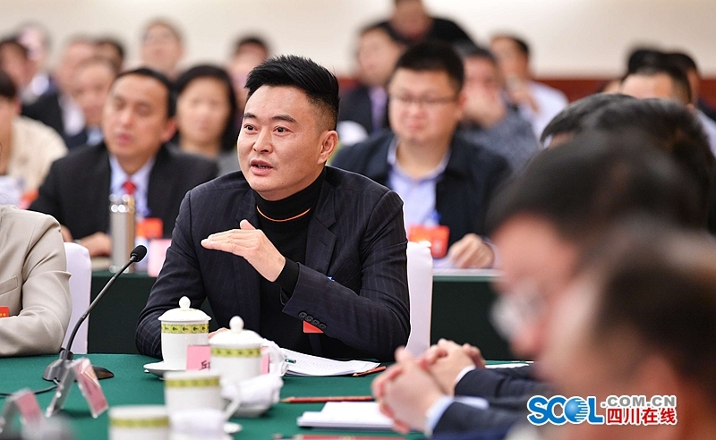 （头条，导航成都）彭清华参加省政协十二届二次会议联组讨论会