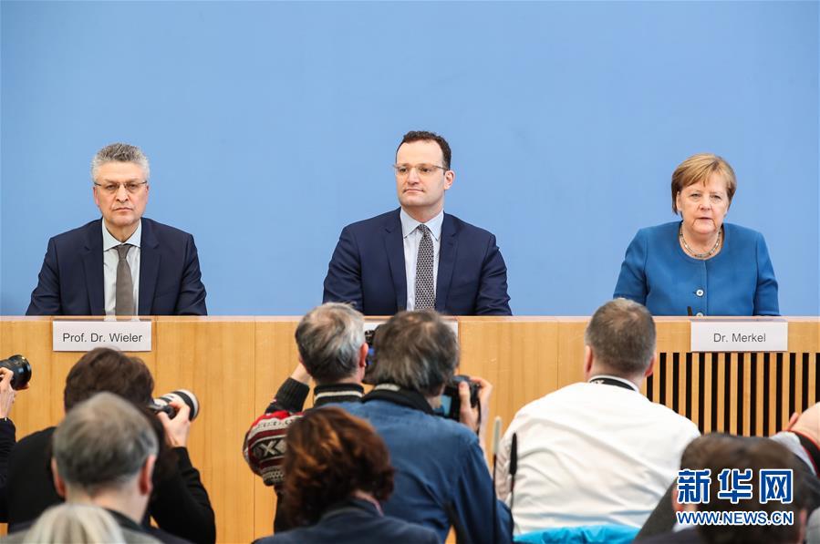 「新华网」默克尔呼吁德国团结一致抗击疫情