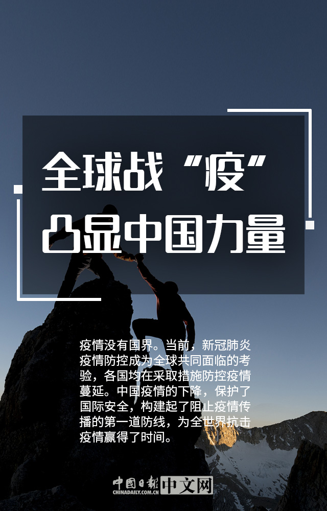 【海报】全球战“疫”，凸显中国力量