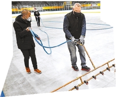 国家体育馆变身“冰堡”完成首次制冰
