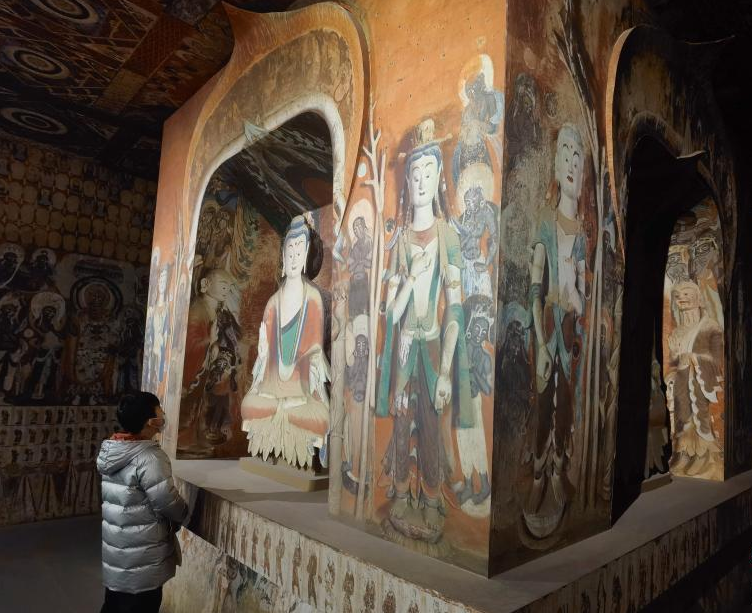 หอศิลป์ตุนหวงเมืองหลันโจว สร้างถ้ำจำลองขนาด 1ต่อ1_fororder_0201敦煌2