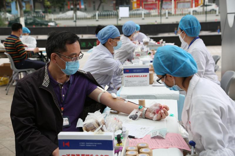 3小时3.4万毫升 广州开发区医院献血抗疫