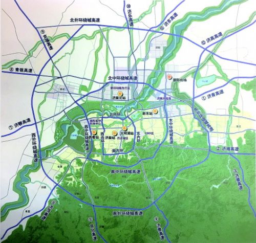 济南“三环十二射”凸显交通枢纽地位