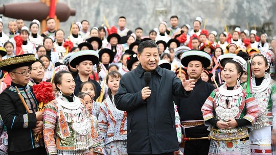 습근평 주석, 귀주성 시찰…전국 인민에게 설 축복 전해