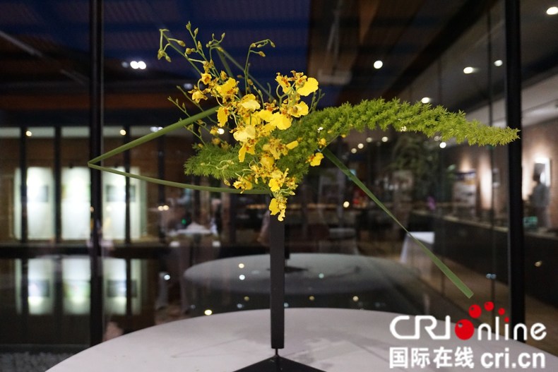 日本“草月流”花道大师州村衛香：读懂植物表情 展现植物魅力