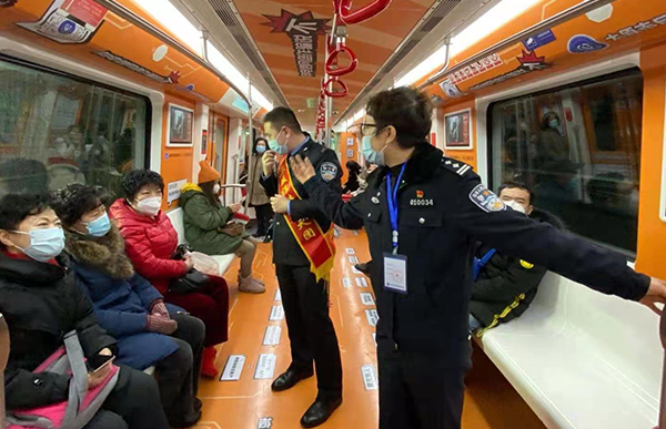 【山西】警企民联动 太原开通反诈地铁专列