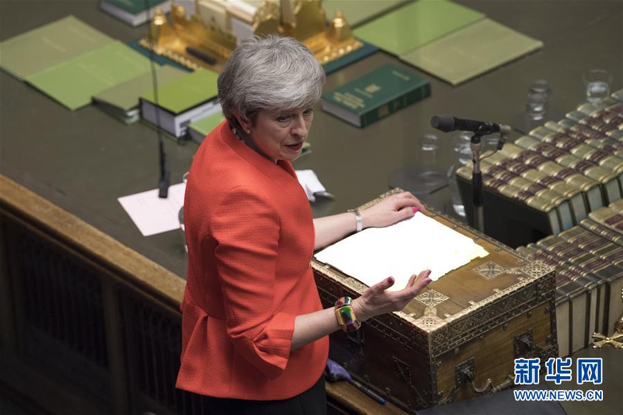 特雷莎·梅在议会进行首相问答