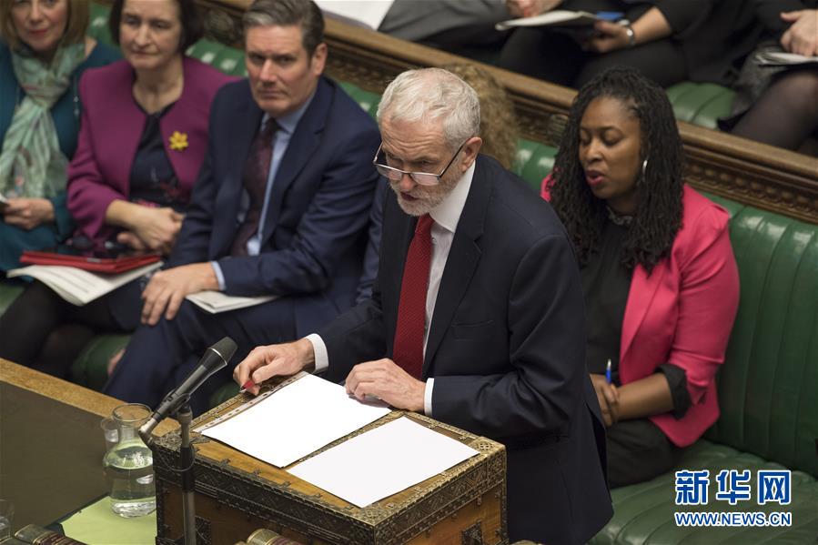特雷莎·梅在议会进行首相问答