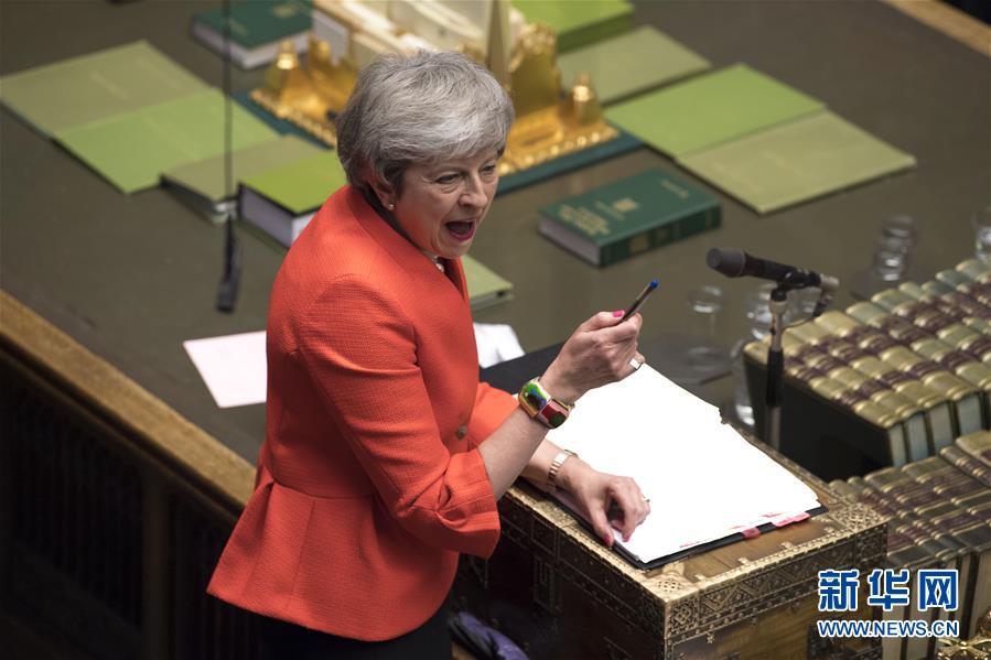 特雷莎·梅在议会进行首相问答