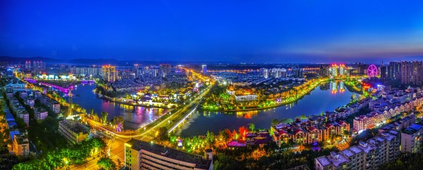 金堂的美丽夜景 供图 金堂县委宣传部