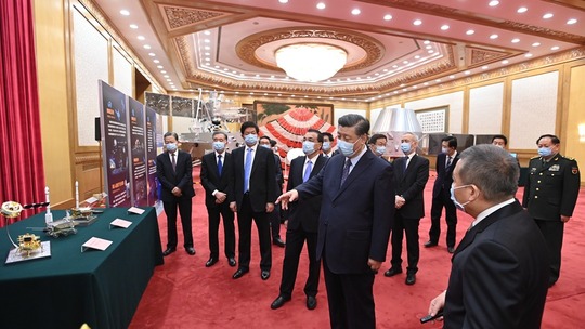 習주석, 인류가 평화적으로 우주를 이용할 수 있도록 보다 큰 기여를 해야 한다고 강조