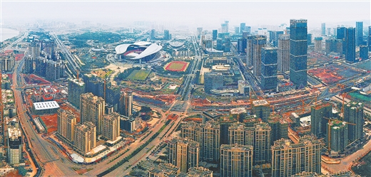 南宁市五象新区基础设施及路网结构得到进一步优化