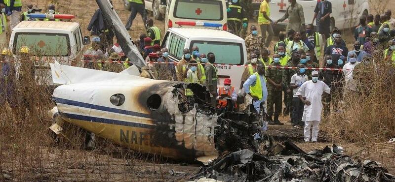 Abuja: dakarun soji 7 sun rasu a hadarin jirgin sama_fororder_210222-aircrash-Saminu-hoto