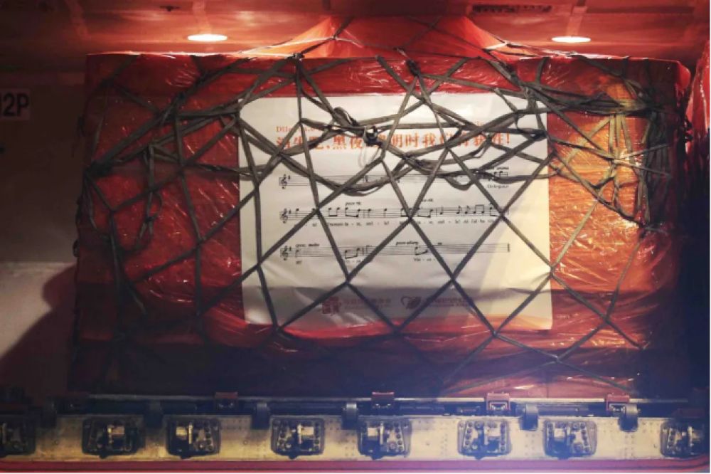 【新华社】这些感人的话，印在了中国捐助欧洲的抗疫物资上