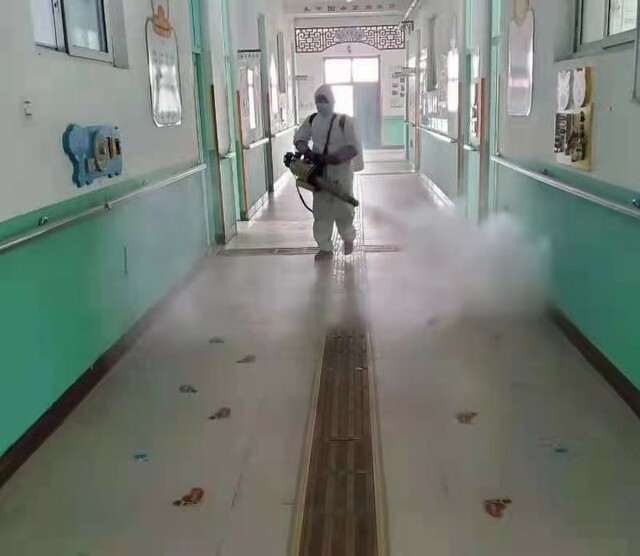 河北邢台:学校环境消毒，护佑师生健康