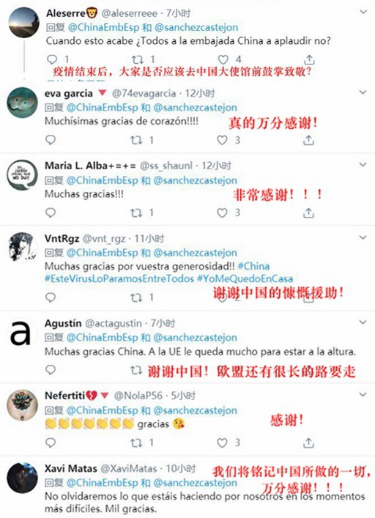 「环球网」西班牙人：谢谢中国 欧盟还有很长的路要走