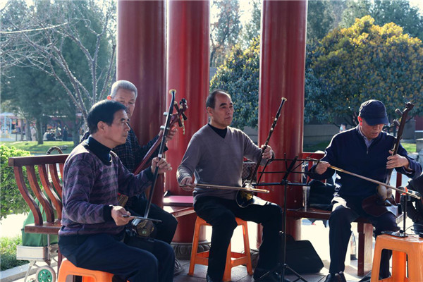 西安曲江:春日盛景惹人醉 观花踏青正当时