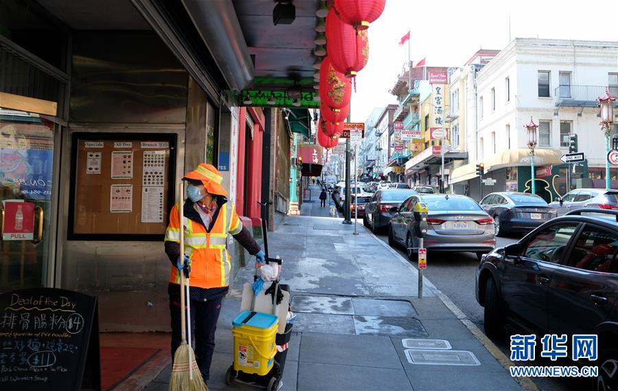 新华网@美国：加州宣布“居家令”后的第一天