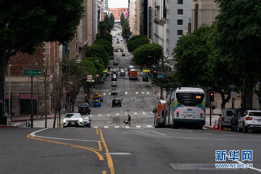 新华网@美国：加州宣布“居家令”后的第一天