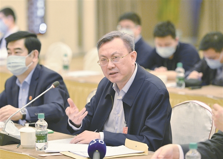 黑龙江省代表团小组会议继续审议政府工作报告审查计划报告和草案、预算报告和草案
