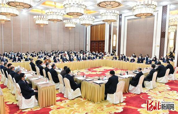 河北省代表团召开全体会议