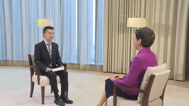 专访香港特区行政长官林郑月娥：为中央完善香港特区选举制度感到“圆满”