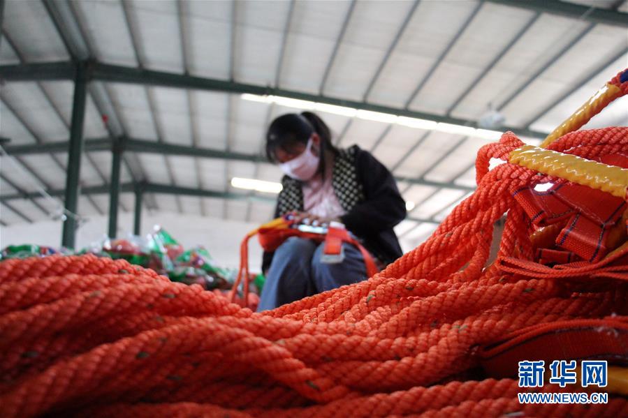 山东滨州:绳网企业火热复工