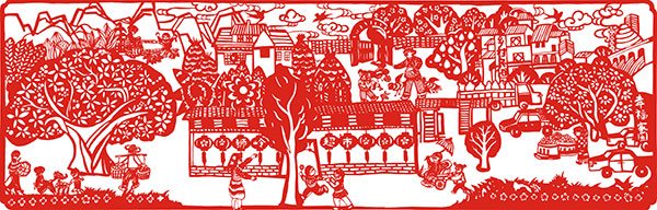 四川省広元蒼渓の喚馬切り紙、幸せな生活を“切り出す”_fororder_g4