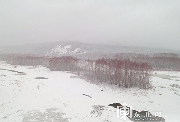 “中国最冷小镇”大兴安岭呼中区降春雪美景如画