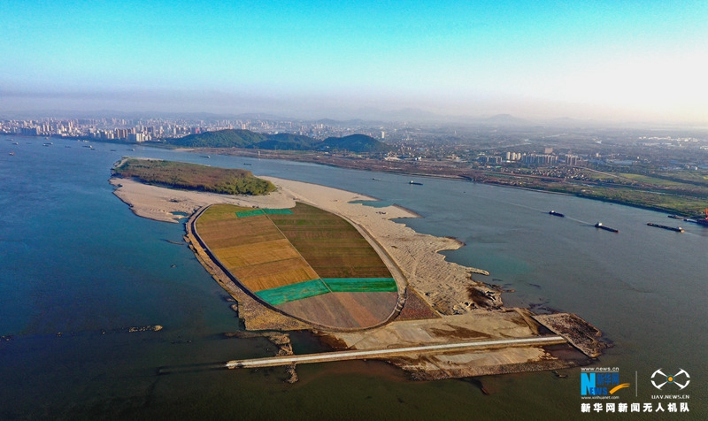 长江干线武安段整治工程完工 俯瞰长江中游“水上高速”