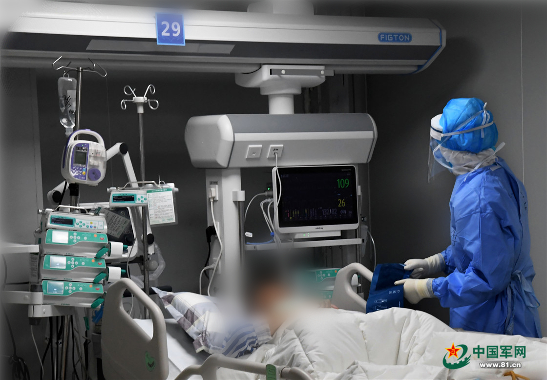 中国军网■惊心动魄！火神山医院ICU病房里的生死时速