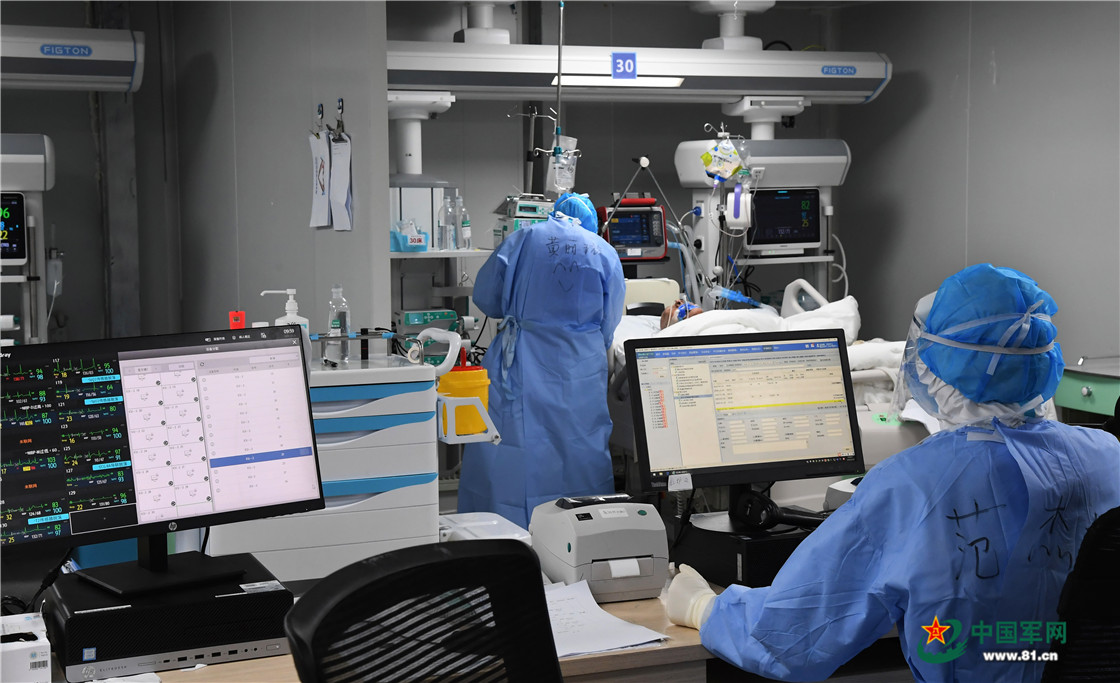中国军网■惊心动魄！火神山医院ICU病房里的生死时速
